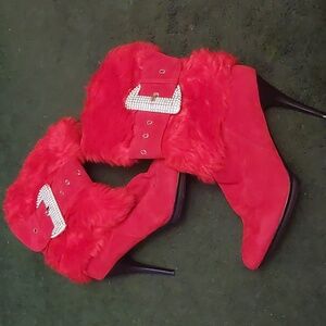 Heeled boots size 11